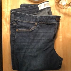 Hollister dark wash jean leggings